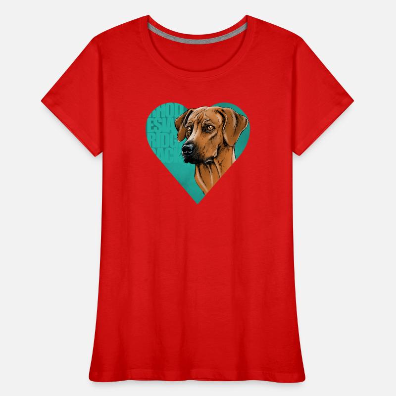 Rhodesian Ridgeback Frauen Premium Bio T-Shirt