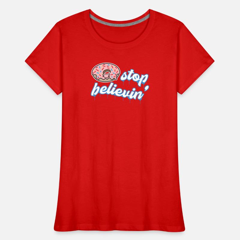 Snacking Donut Sweets Statement Dessert T-shirt bio Premium Femme