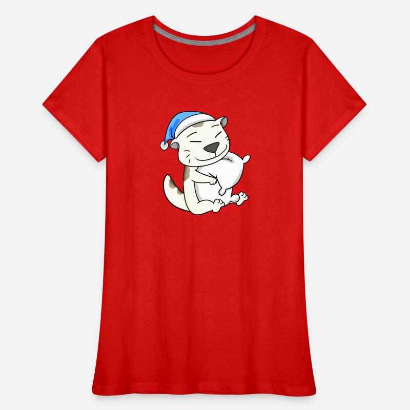 Chat race devon rex T-shirt bio Premium Femme