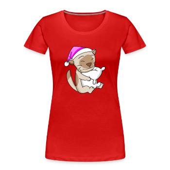 Katze Katzenrasse Burma-Katze - Frauen Premium Bio T-Shirt - Rot - Vorne - Mia (176cm)