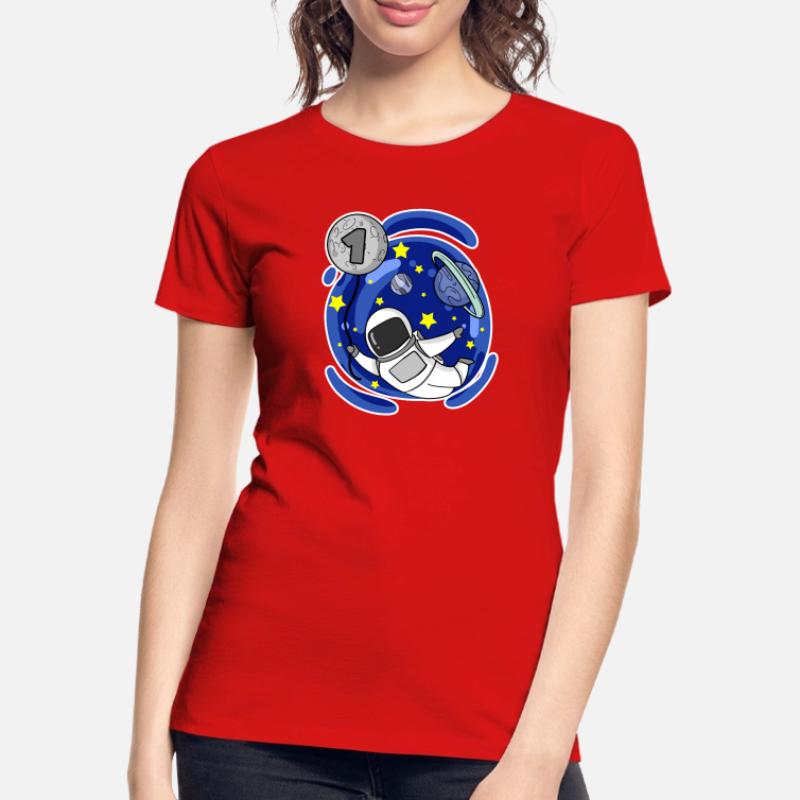 1 Jahr alt oder Einschulung Frauen Premium Bio T-Shirt