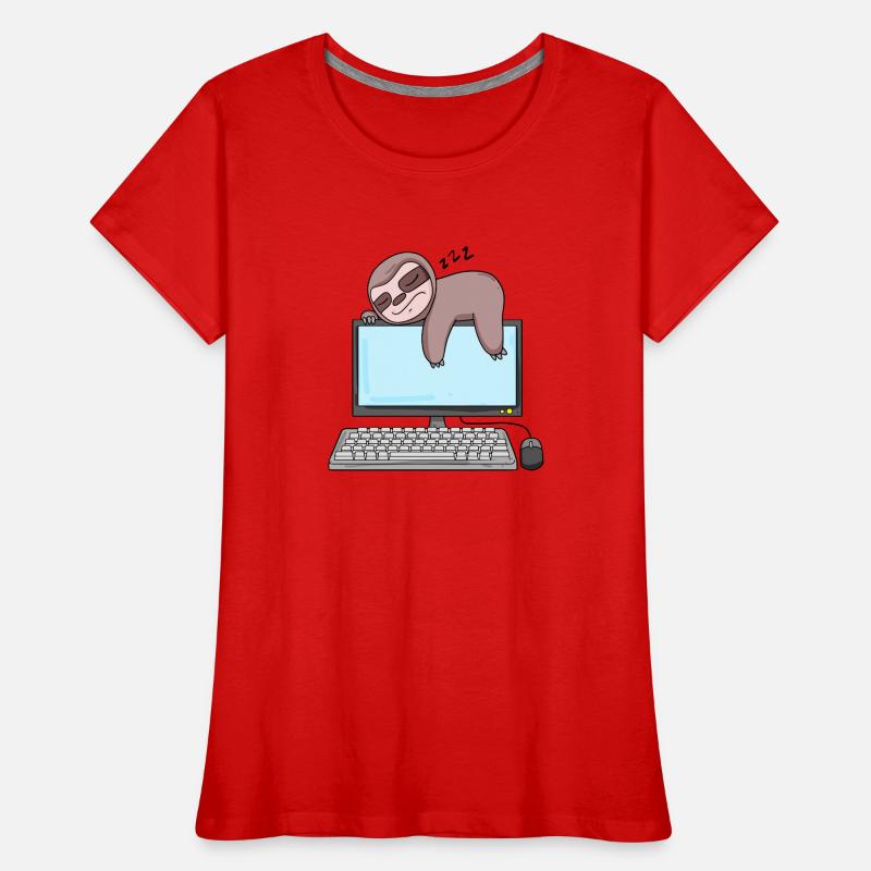 Computer Nerd Programmierer Geschenk Frauen Premium Bio T-Shirt