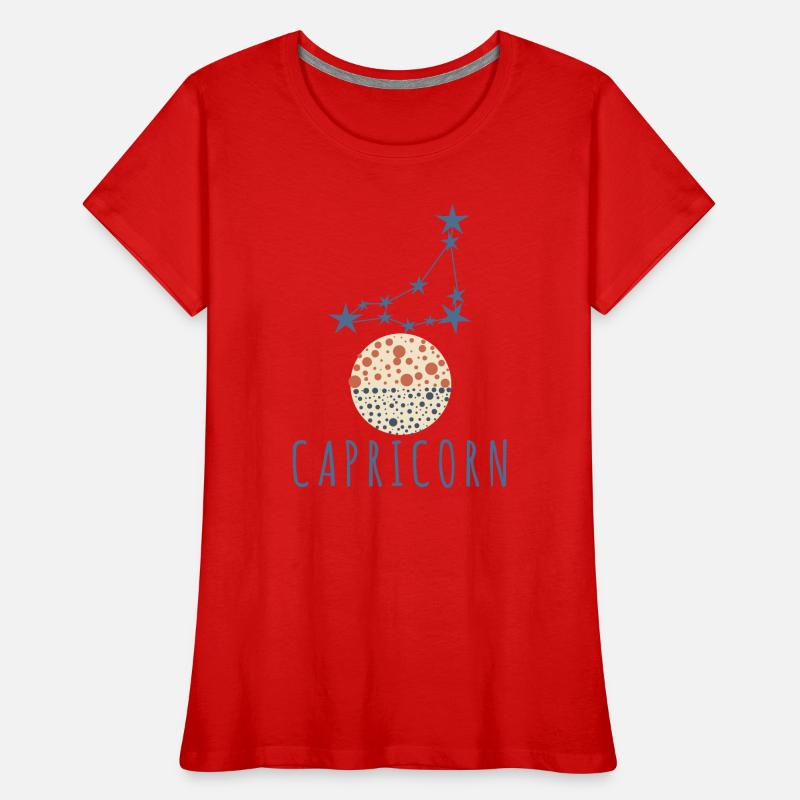 Das Sternbild Steinbock Frauen Premium Bio T-Shirt