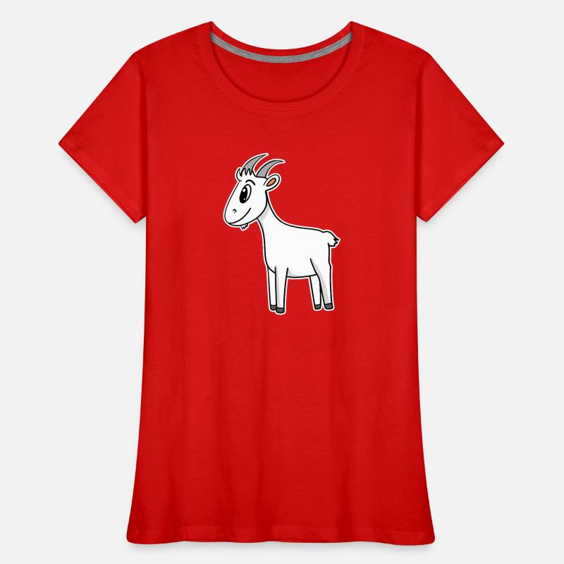 Chèvre Chèvre Chèvre T-shirt bio Premium Femme