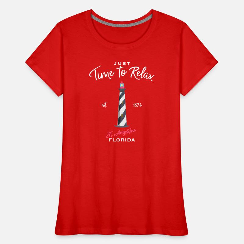 Floride, St. Augustine Lighthouse, États-Unis T-shirt bio Premium Femme