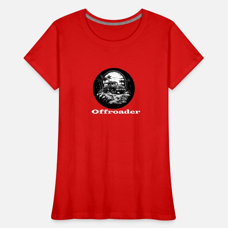 Off-roader white Women's Premium Organic T-Shirt