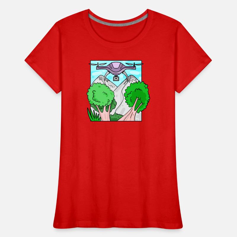 Drone Drone Drones T-shirt bio Premium Femme