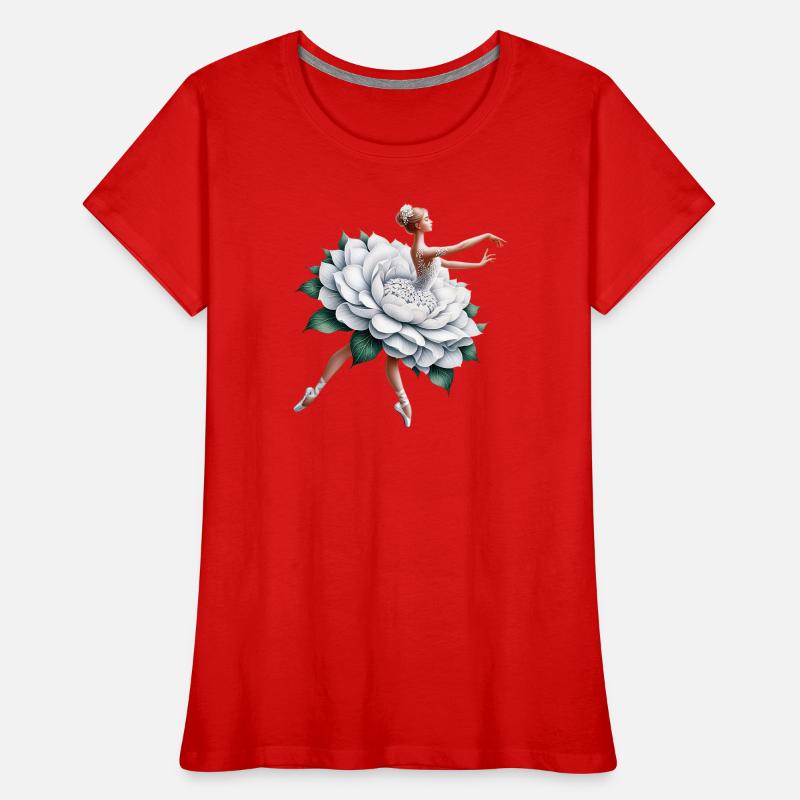 Danseuse de ballet avec tutu T-shirt bio Premium Femme