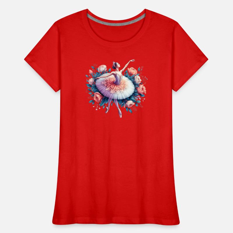 Danseuse de ballet avec tutu T-shirt bio Premium Femme