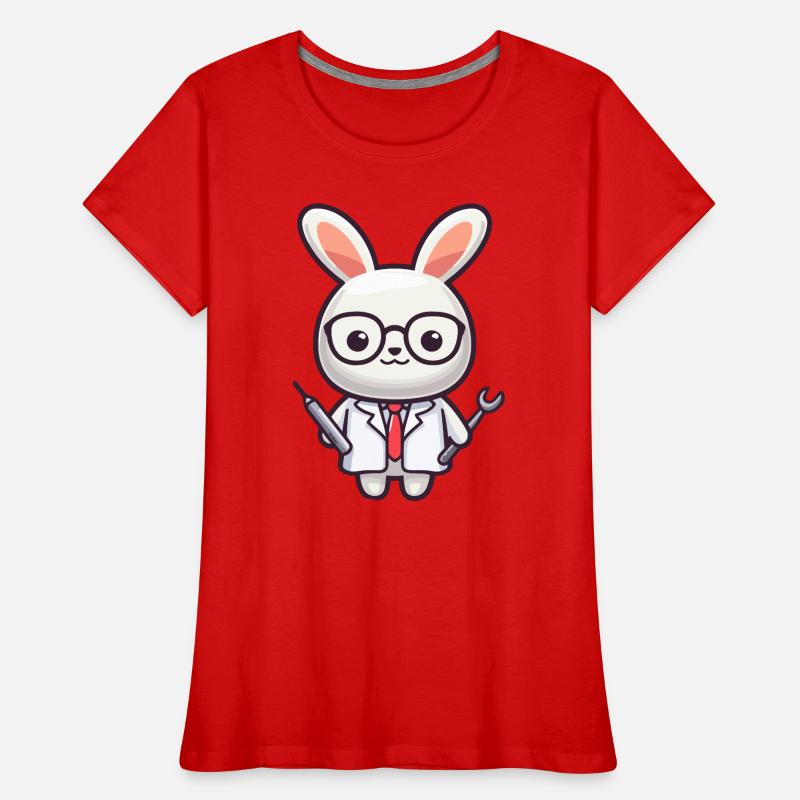 Doktor Bunny: Der Karottenpfleger Frauen Premium Bio T-Shirt