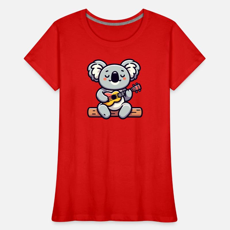 Koala Chords: Der Eukalyptus-Melodiker Frauen Premium Bio T-Shirt