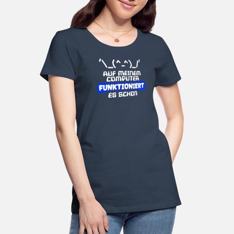 Computer Developer Softwareentwickler Statement Frauen Premium Bio T-Shirt