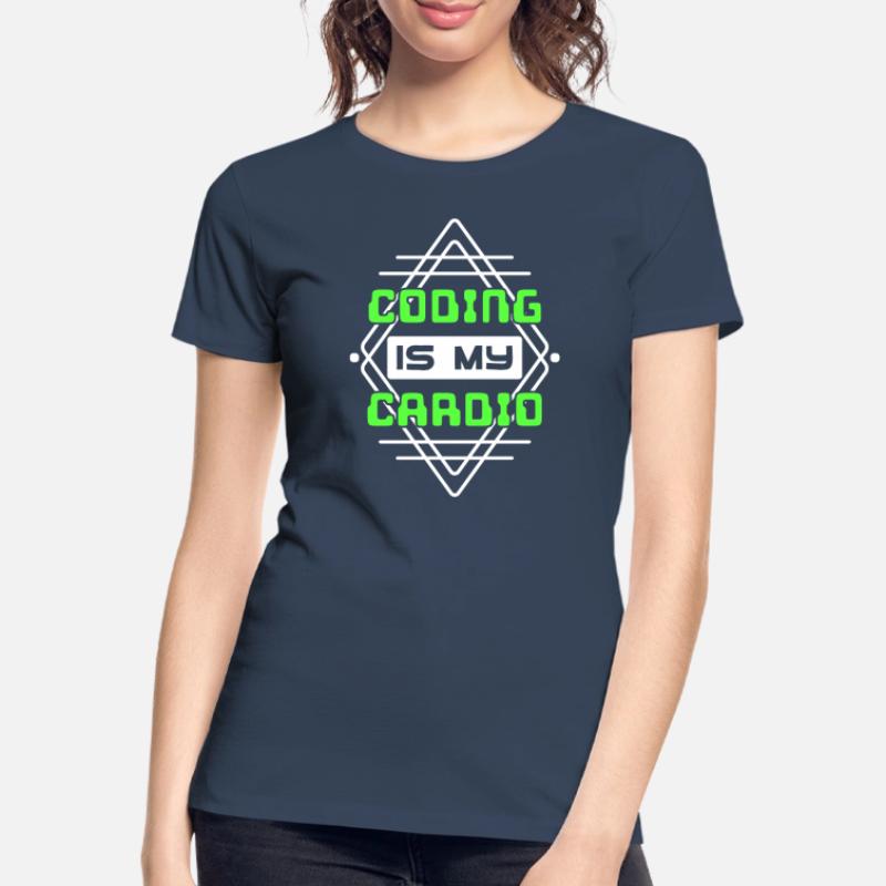 Developer Statement Code Skripting Webentwickler Frauen Premium Bio T-Shirt