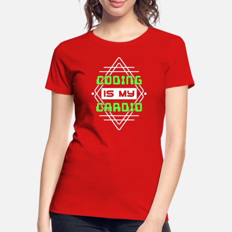 Developer Statement Code Scripting Web Developer Women's Premium Organic T-Shirt