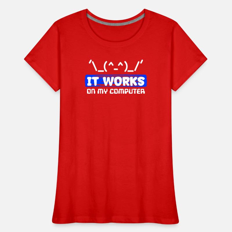Debug Statement Bug Correction du code de script Développeur T-shirt bio Premium Femme