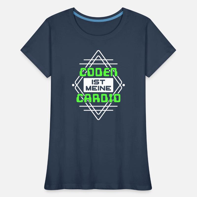 Coden Statement Developer Computerfreak Skripting Frauen Premium Bio T-Shirt