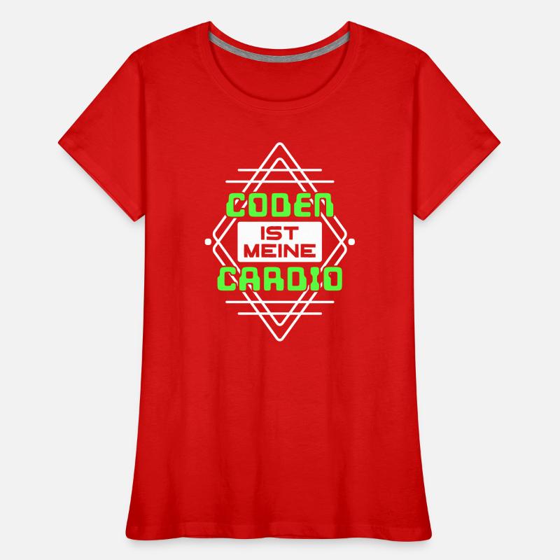 Déclaration de Coden Développeur Computerfreak Scripting T-shirt bio Premium Femme