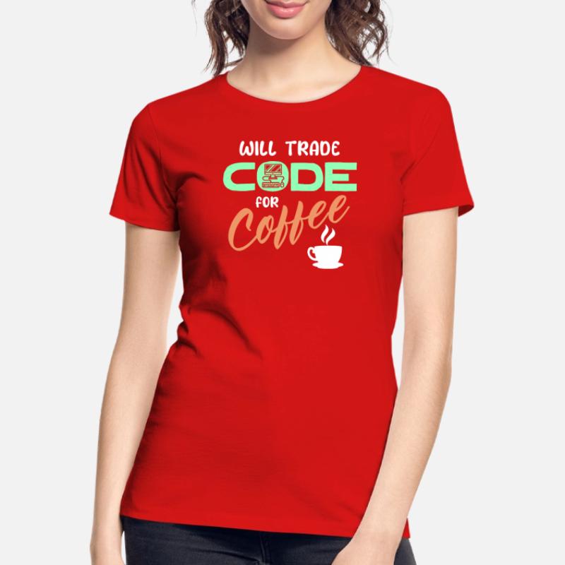 Programmierer Developer Code Statement Computer Frauen Premium Bio T-Shirt