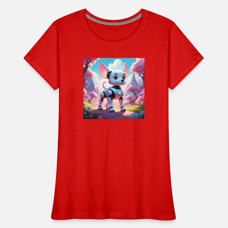 Robodog Frauen Premium Bio T-Shirt