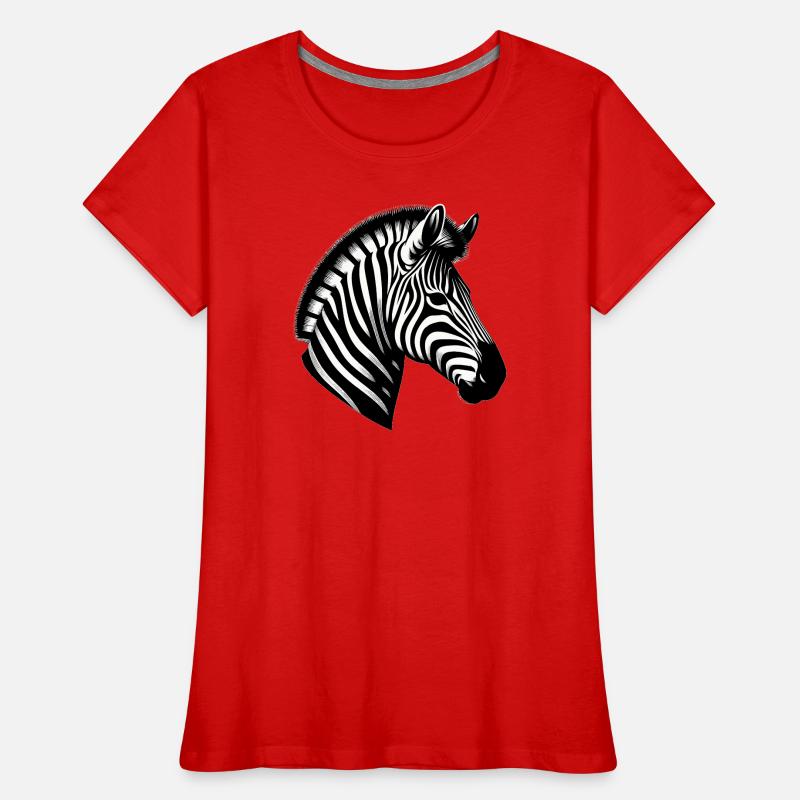 Zebra Frauen Premium Bio T-Shirt