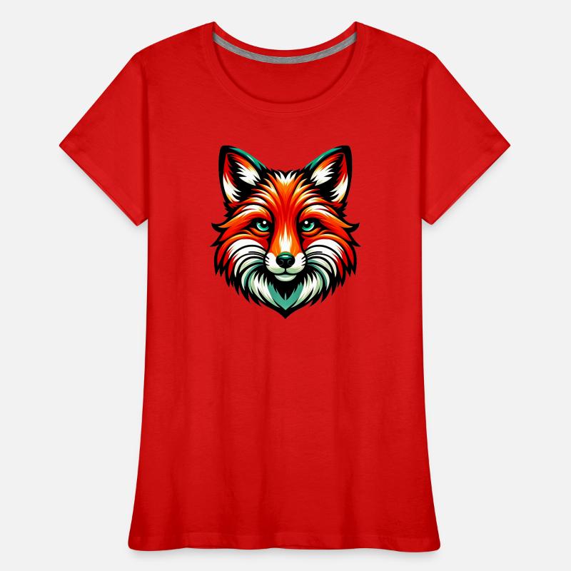 Fuchs Frauen Premium Bio T-Shirt