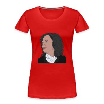 The incredible Kamala Harris - Women's Premium Organic T-Shirt - red - Front - Mia (176cm)