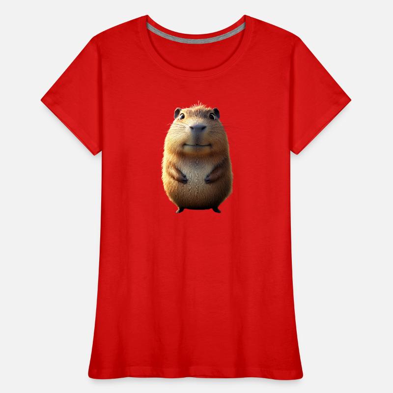 Capybara Be Capy Capybara Funny Capybara Women's Premium Organic T-Shirt