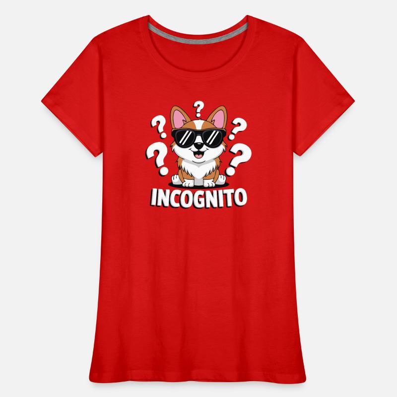 INCOGNITO HUNDE Frauen Premium Bio T-Shirt