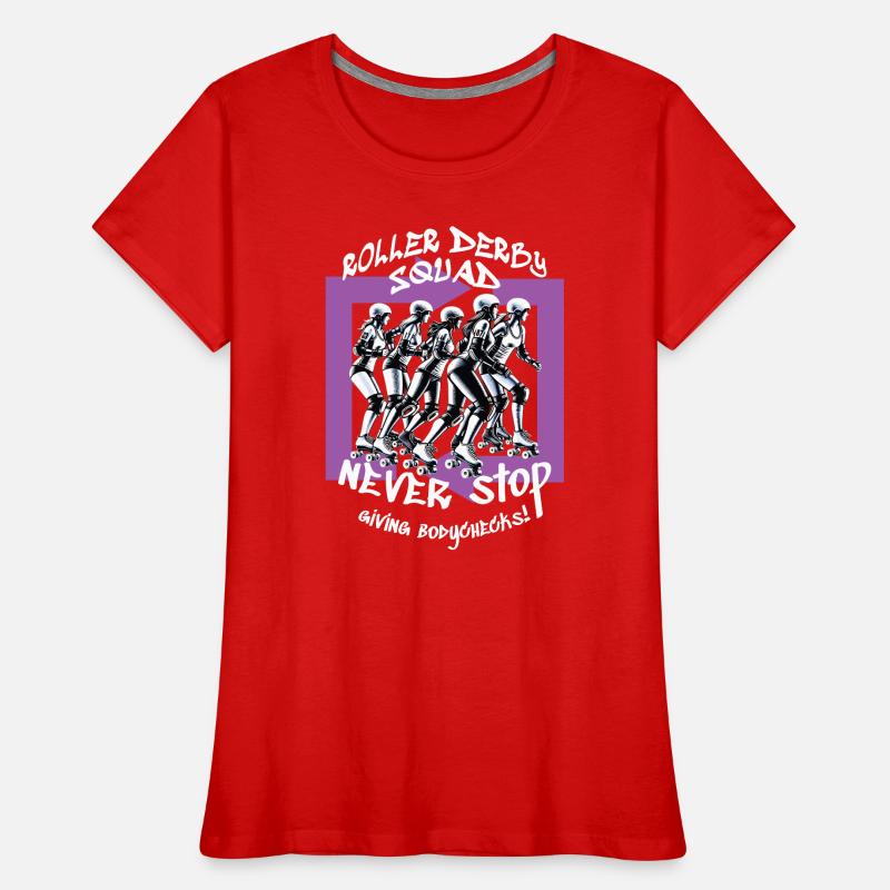 Roller Derby Squad Women's Premium Organic T-Shirt