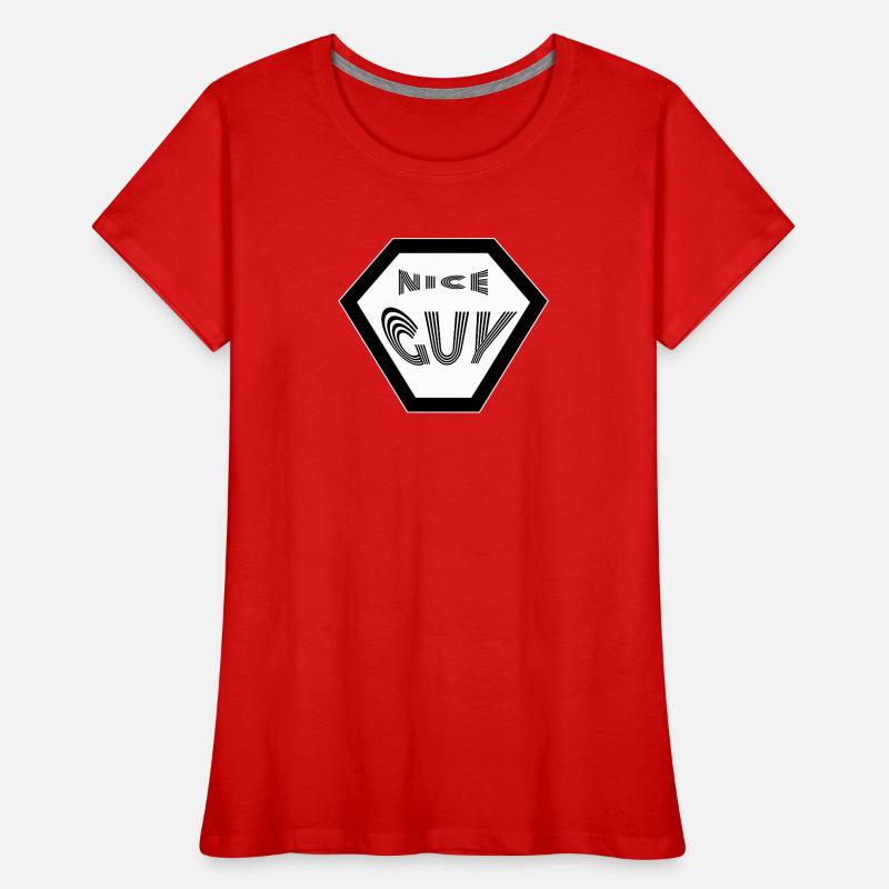 NICE GUY netter Junge netter Typ Frauen Premium Bio T-Shirt