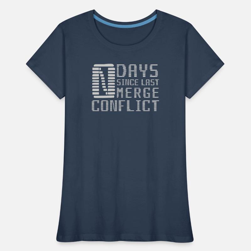 Merge Conflict Software Developer Developer geek Women's Premium Organic T-Shirt