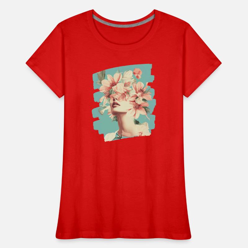 Spring Spring Beginning Flowers Women's Premium Organic T-Shirt