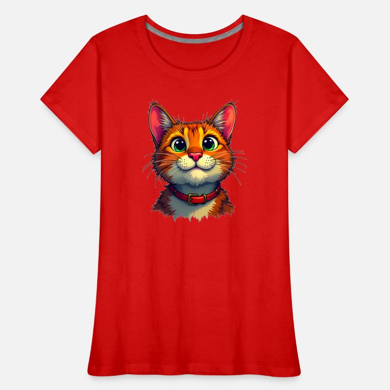 Chat mignon T-shirt bio Premium Femme