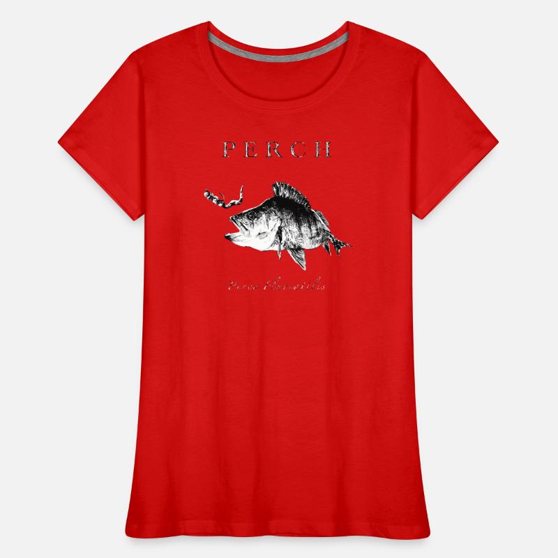 Perch Angler - Artificial lures for predatory fish Women's Premium Organic T-Shirt
