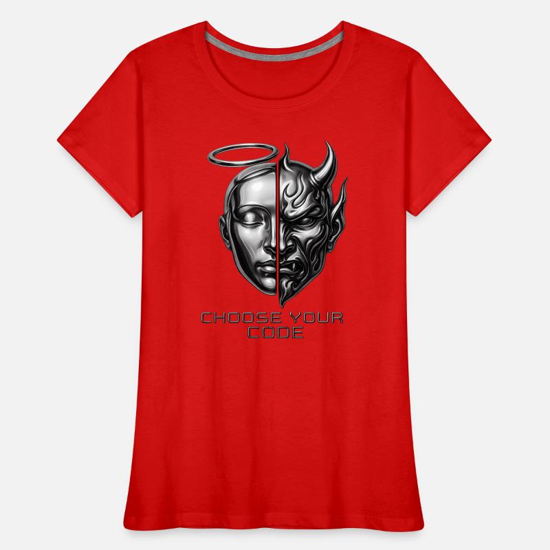 Code of Light and Darkness Women's Premium Organic T-Shirt