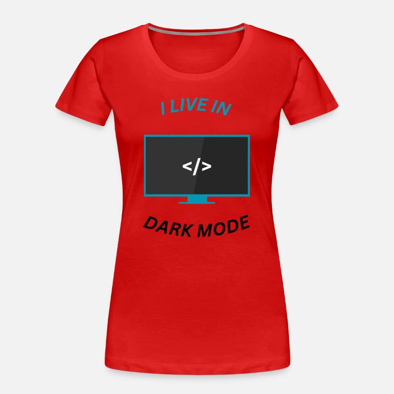Programmeur Motivation Design - T-shirt bio Premium Femme - rouge