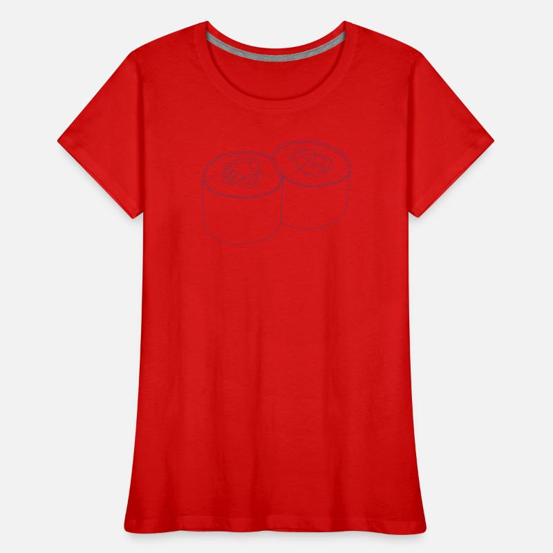 Conception de sushis T-shirt bio Premium Femme