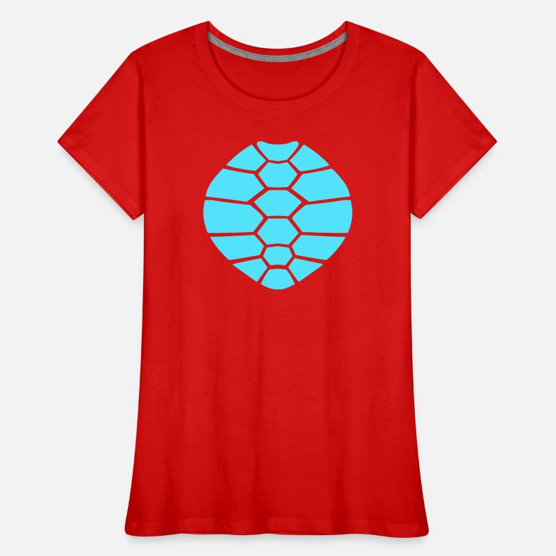 Turtle shell pattern turtle icon cool Women's Premium Organic T-Shirt