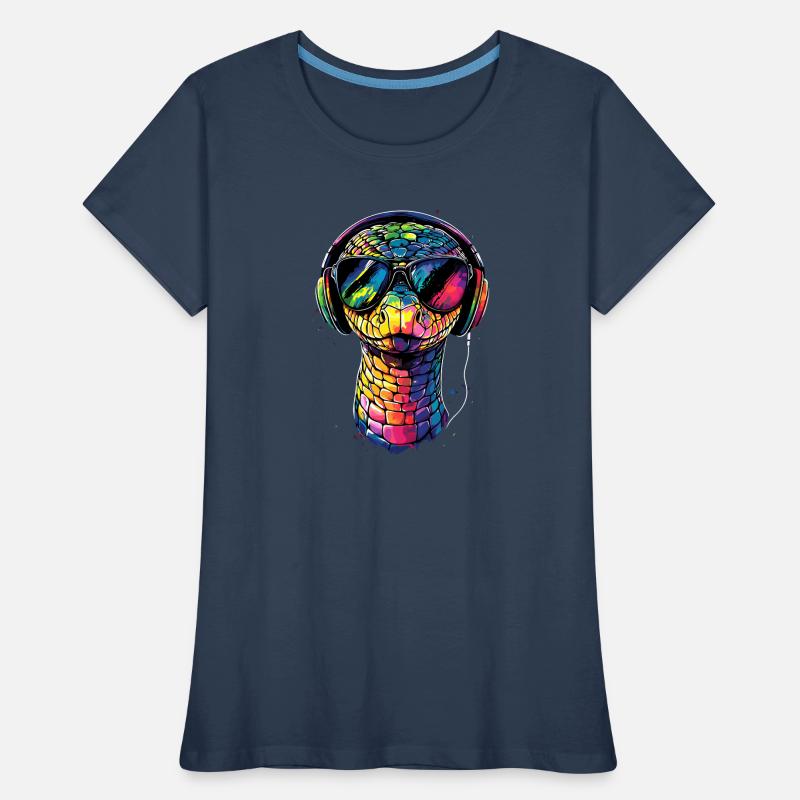 serpent, python, cobra, serpent à sonnettes, serpents T-shirt bio Premium Femme