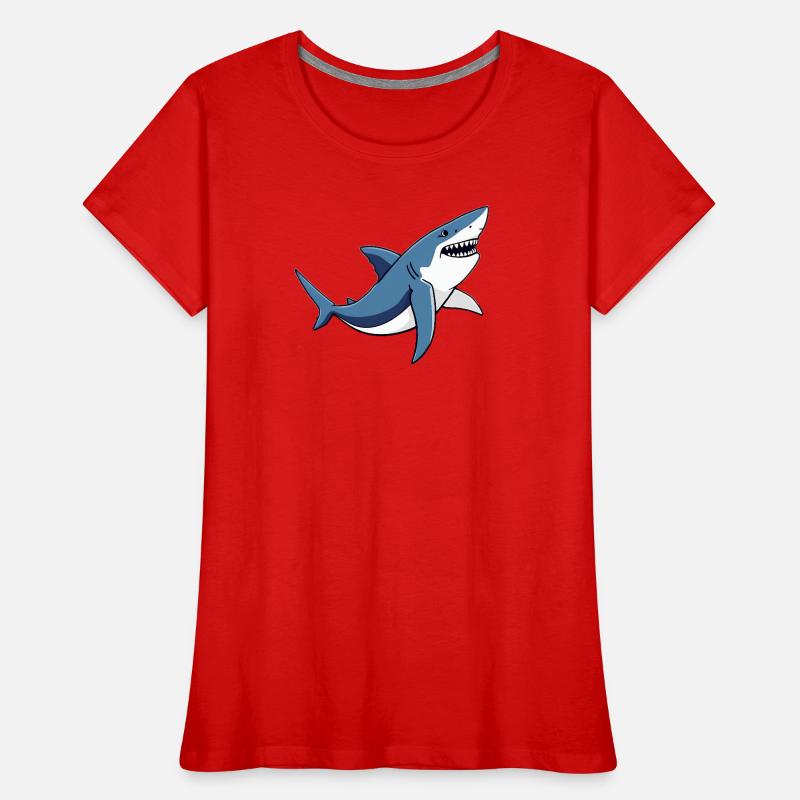 Requin T-shirt bio Premium Femme