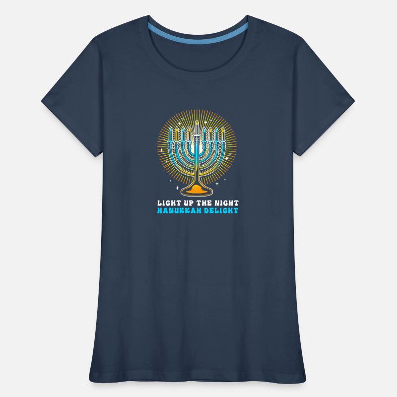 Hanoukka Hanoukka Hanoukka T-shirt bio Premium Femme