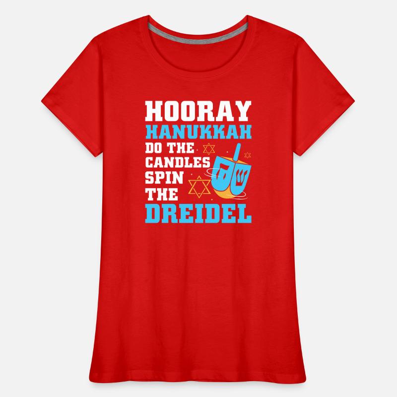 Hanoukka Hanoukka Hanoukka T-shirt bio Premium Femme