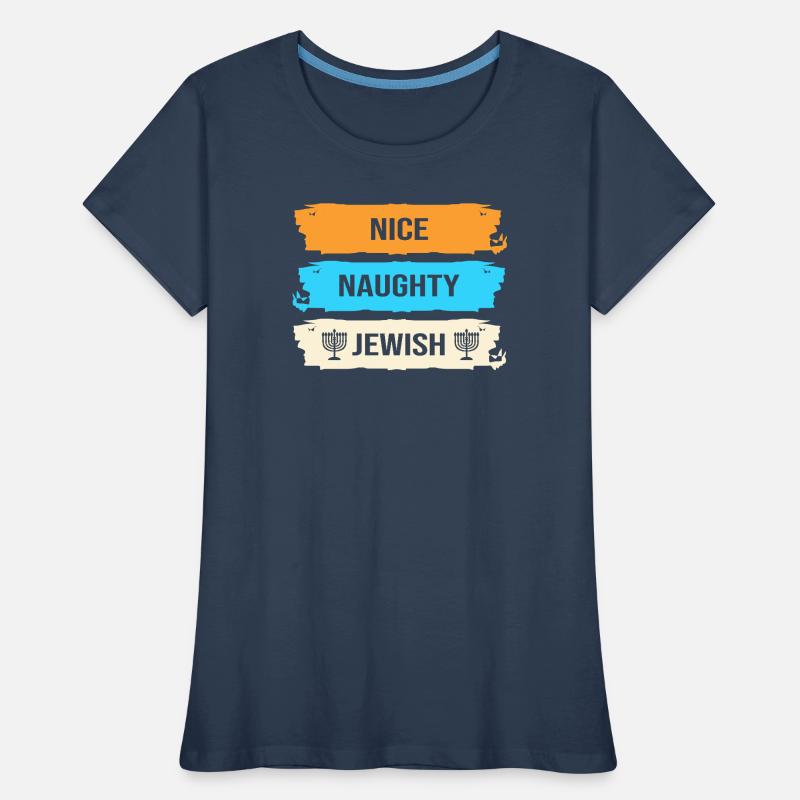 Hanoukka Hanoukka Hanoucca T-shirt bio Premium Femme