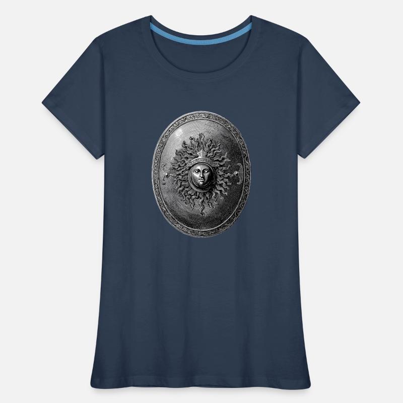 Bouclier antique – Gravure classique T-shirt bio Premium Femme