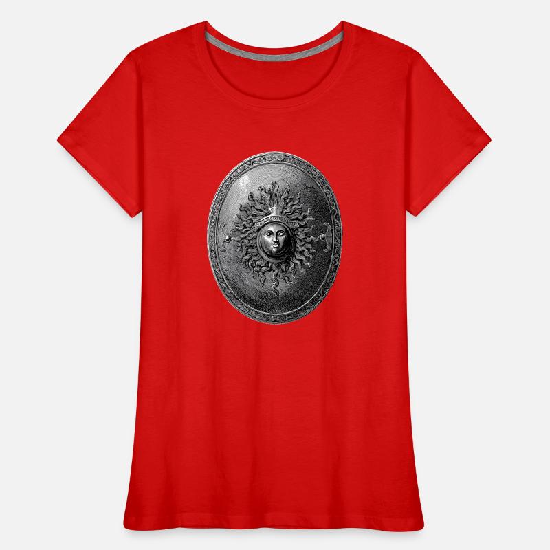 Antikes Schild – Klassische Gravur Frauen Premium Bio T-Shirt