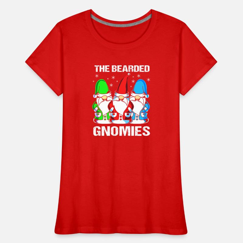 Gnom Bart Frauen Premium Bio T-Shirt