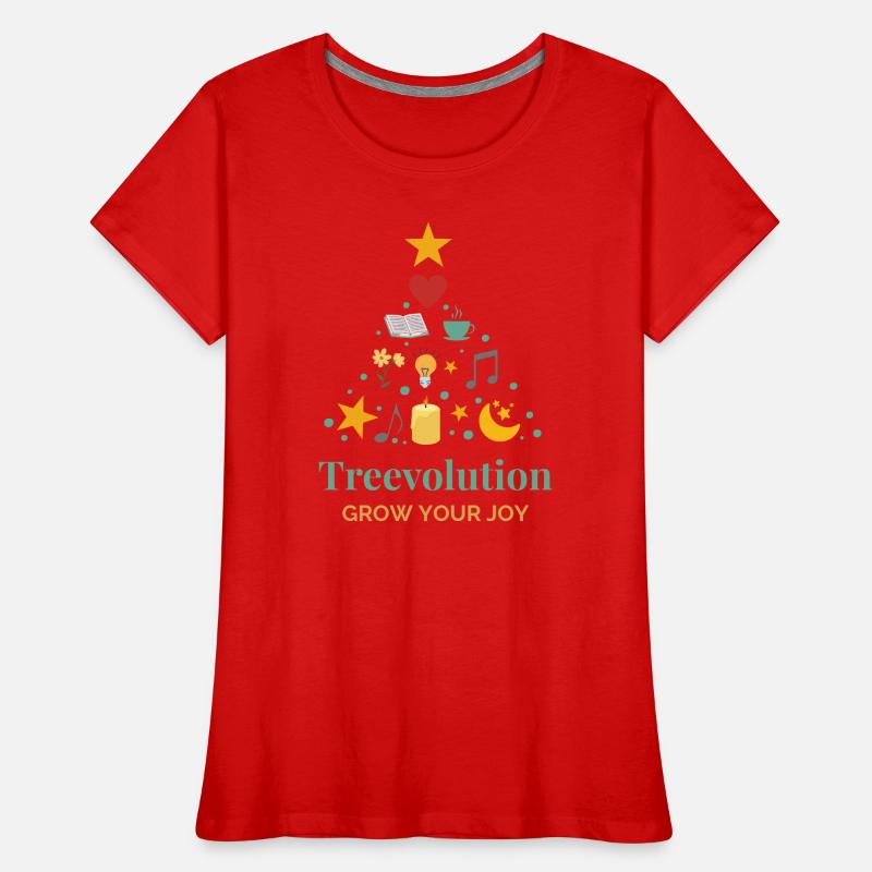 Treevolution Growing Joy T-shirt bio Premium Femme