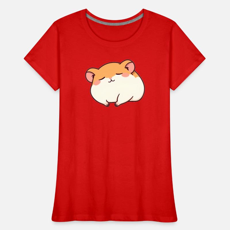 Sleeping hamster Women's Premium Organic T-Shirt