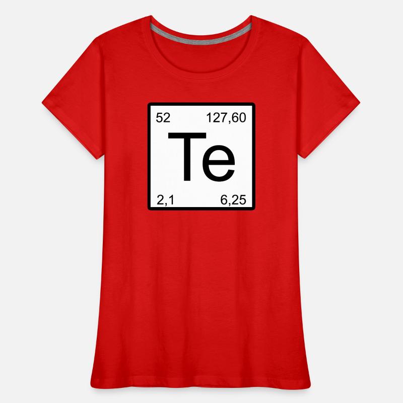 Te Element Minimal Typography Women's Premium Organic T-Shirt