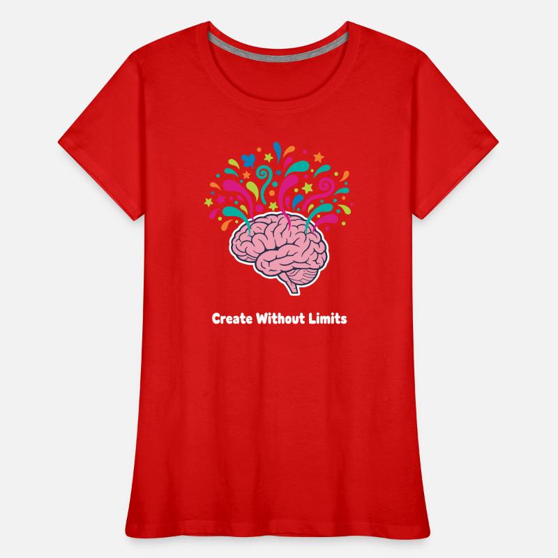 Mind Colors Brain Explosion Women's Premium Organic T-Shirt